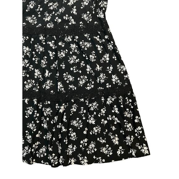 No Comment new with tags NWT maxi skirt L large 100% rayon Boho Cottage Granny - Picture 2 of 7